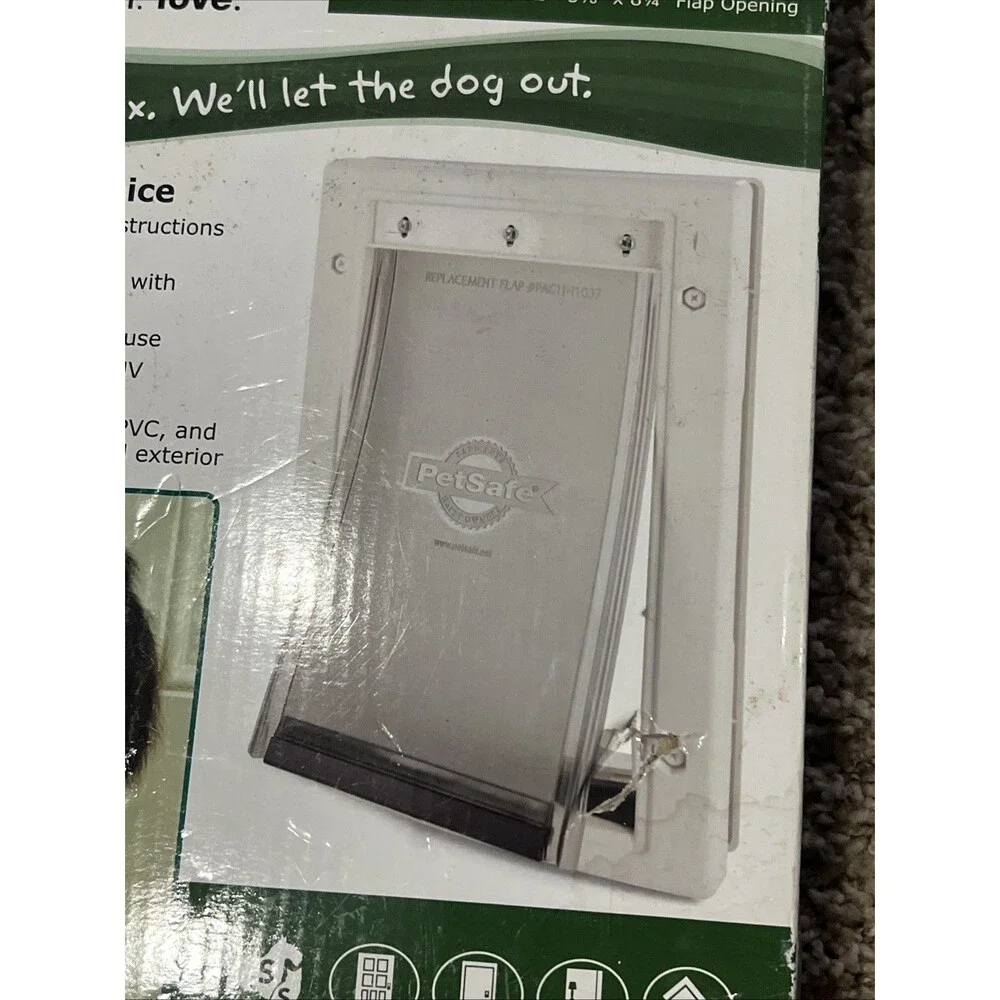 Pet safe Plastic Pet Door White‎